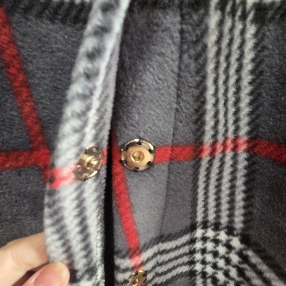 Weatherproof Hooded Fleece Poncho - Picture 10 of 13